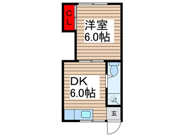 Ｐ－ＤＥ北小岩の物件間取画像